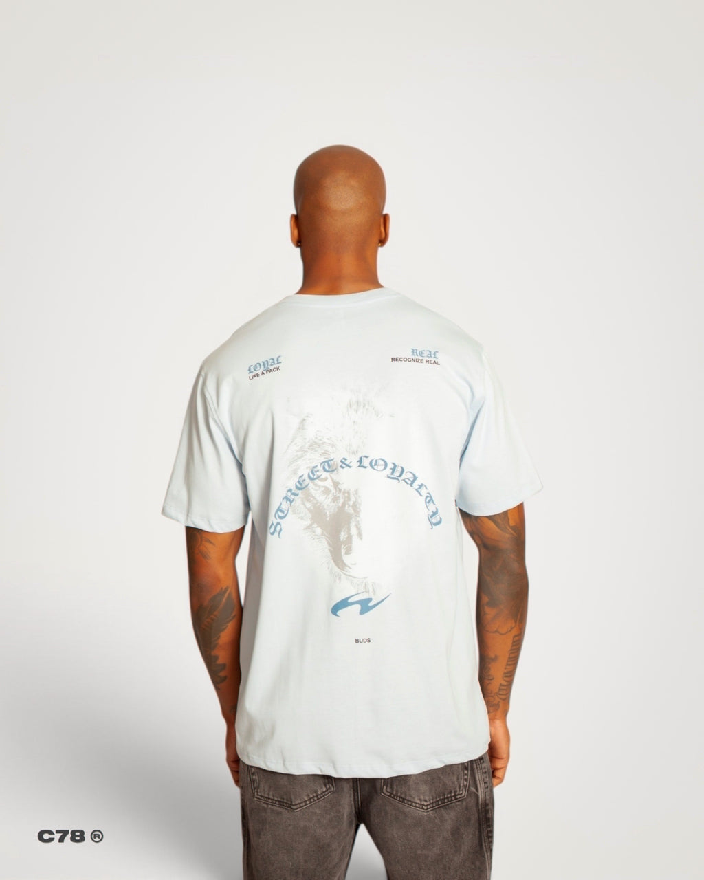 CAMISETA REGULAR FIT AZUL CLARO