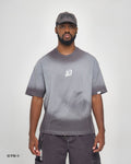 CAMISETA OVERSIZE DESGASTE GRIS BASIC D