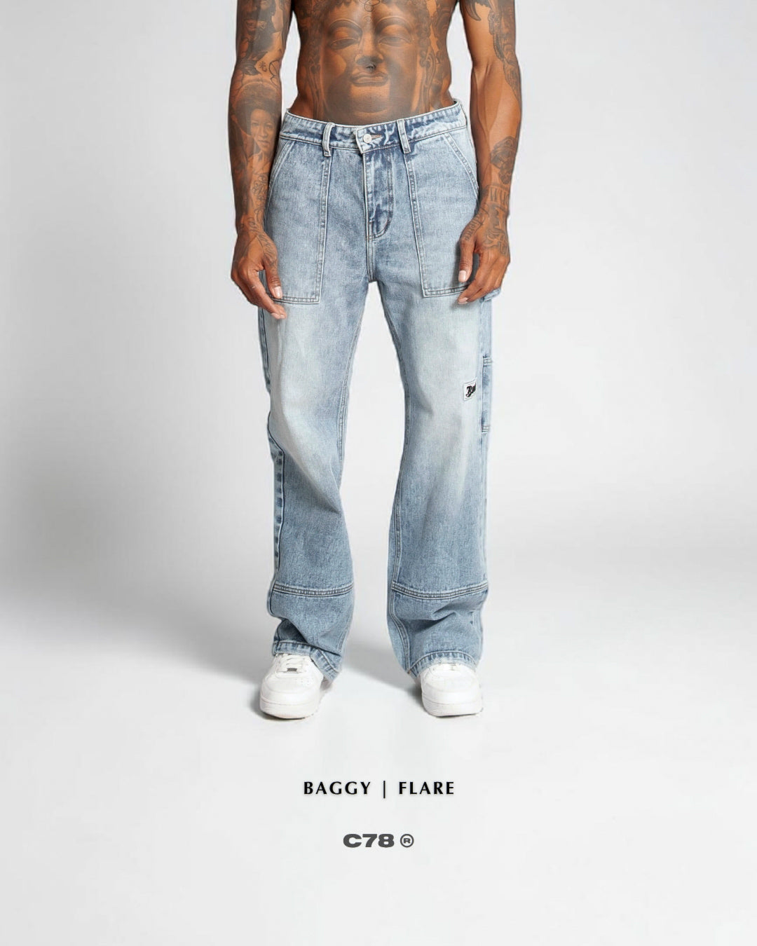JEAN BAGGY AZUL CLARO