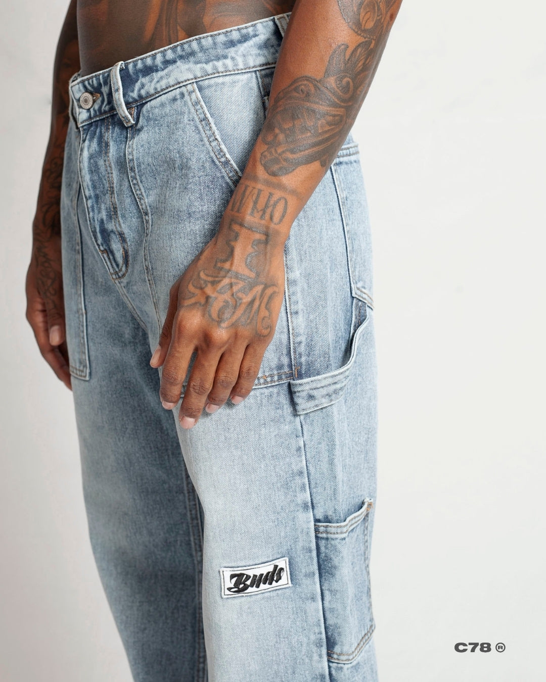 JEAN BAGGY AZUL CLARO