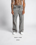 JEAN BAGGY GRIS CORTE