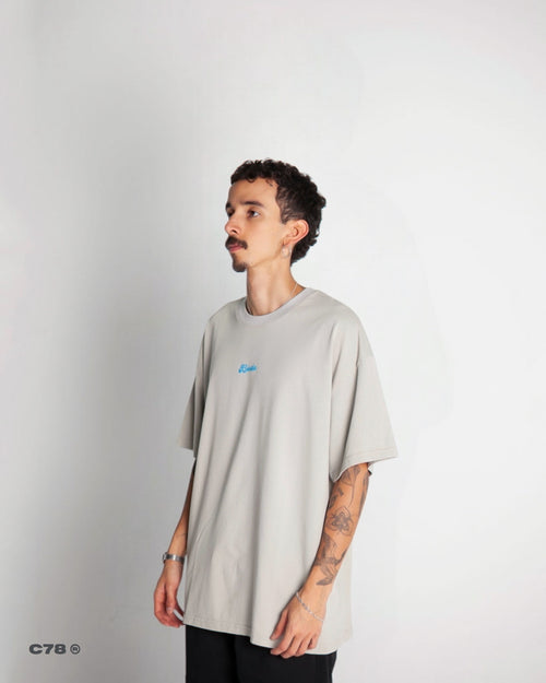 CAMISETA OVERSIZE REBORN GRIS DOORS