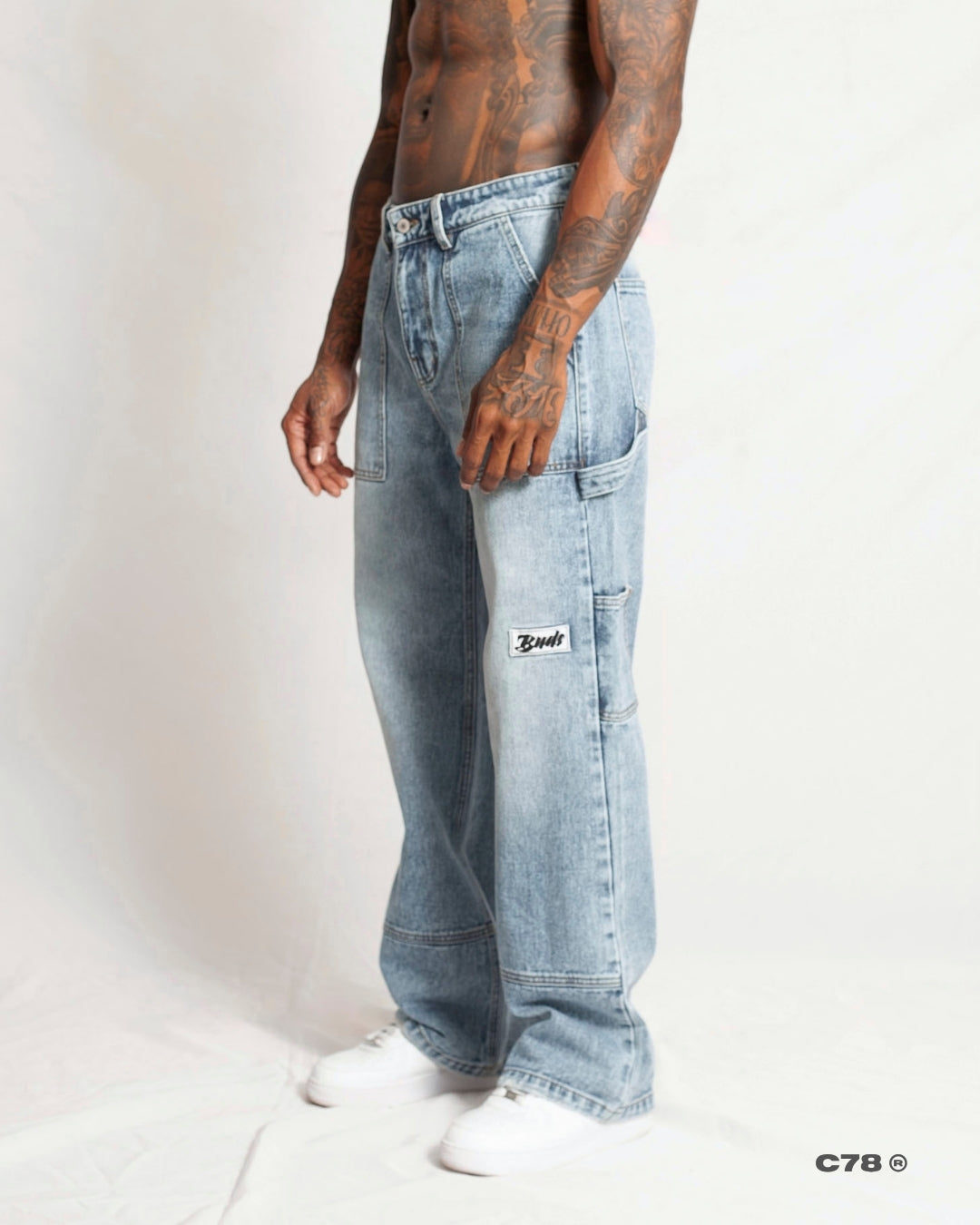 JEAN BAGGY AZUL CLARO
